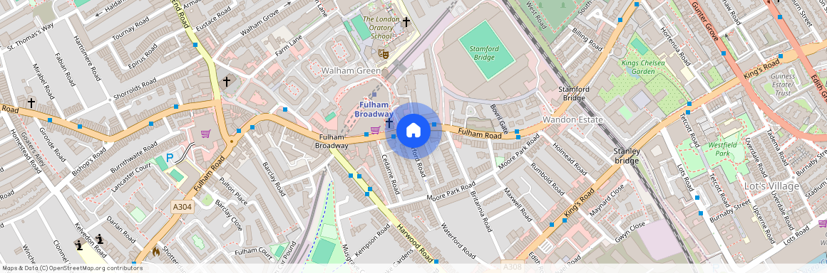 525-527 Fulham Road, London, SW6
