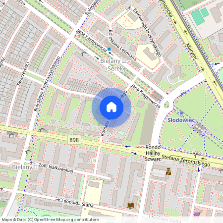 ul. Kornela Makuszyńskiego, Stare Bielany, Bielany, Warszawa, mazowieckie