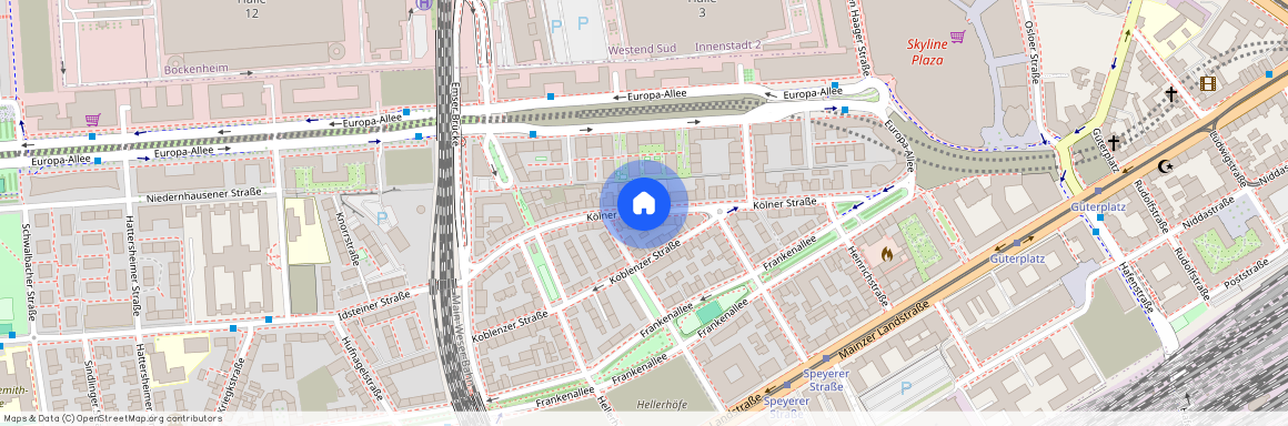 Kölnerstrasse, 60327 Frankfurt am Main - Westend