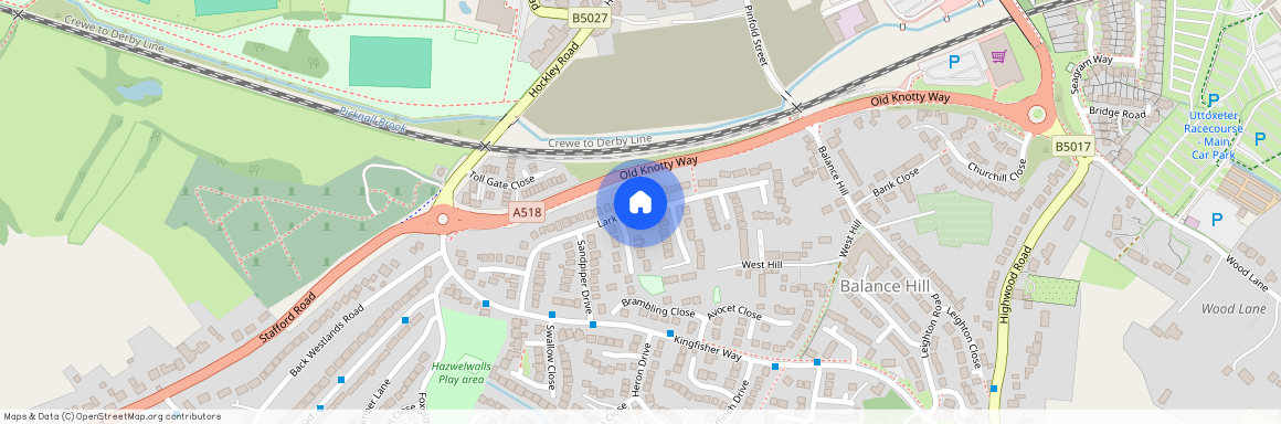 Lark Rise, Uttoxeter, Staffordshire ST14 8SZ