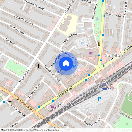 St. Philips Road, Surbiton, KT6, London