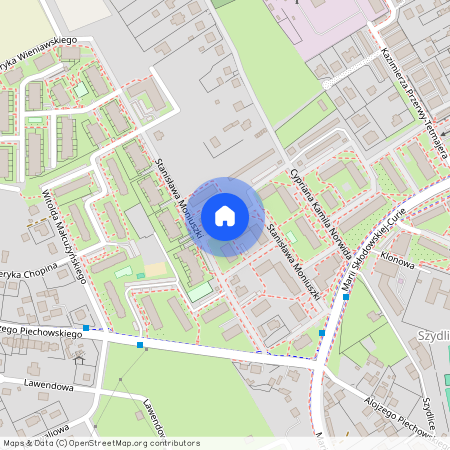 Stanisława Moniuszki, Kościerzyna, kościerski, pomorskie