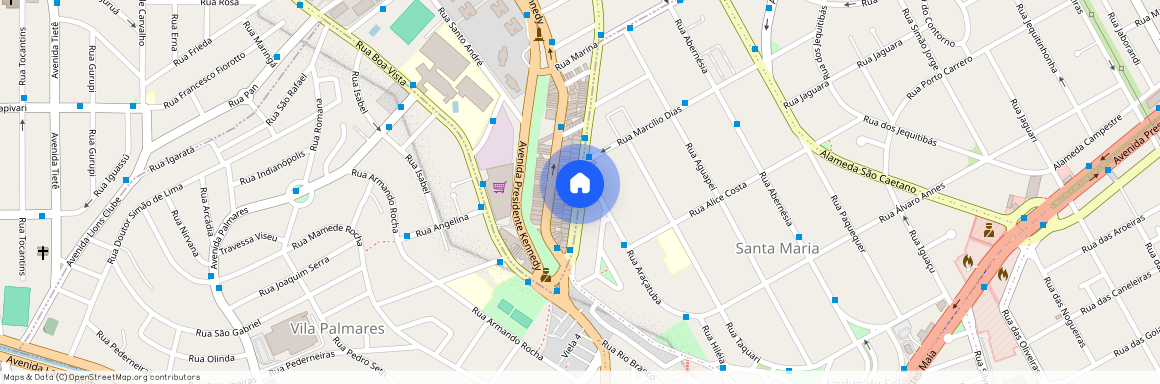 Avenida Gago Coutinho - Santa Maria, Santo André - SP