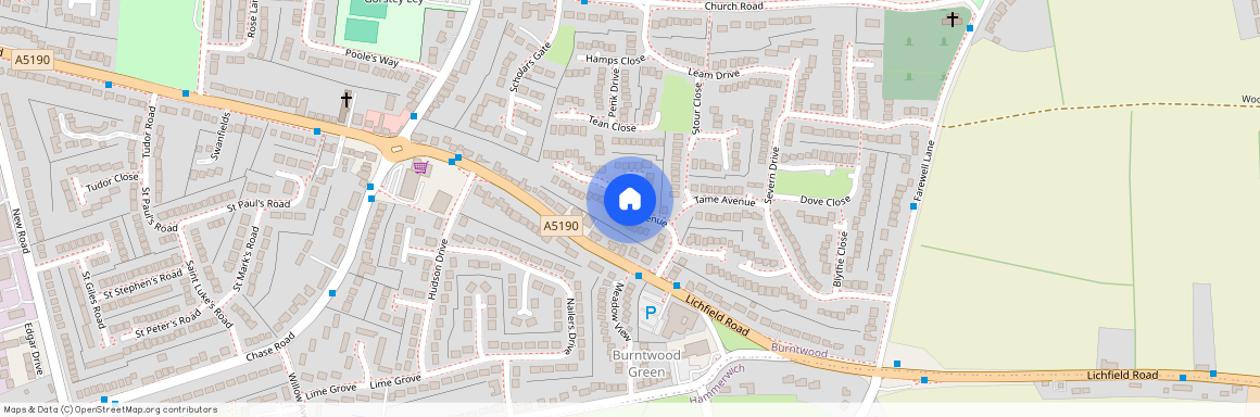 Mease Avenue, Burntwood, Staffordshire, WS7