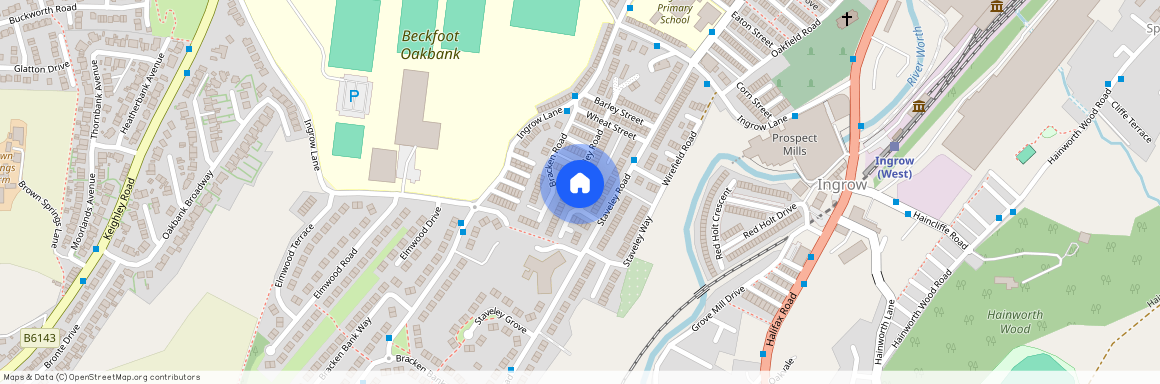 Emerald Street, West Yorkshire, UK, BD22 7BW, Keighley