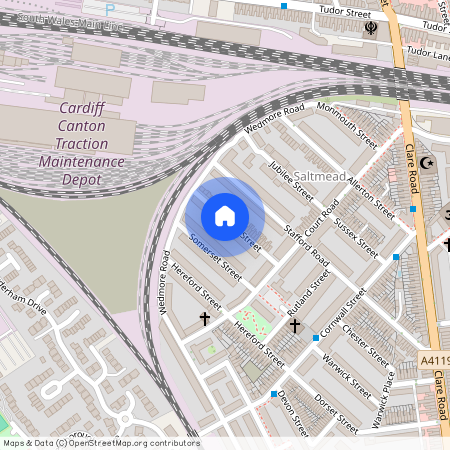 CF11 6TJ Grangetown, Wales, Cardiff