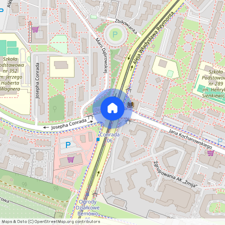 Warszawa, M., Warszawa, Bielany, Chomiczówka, Conrada