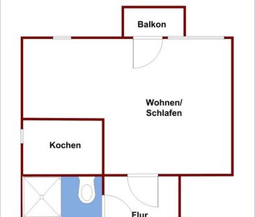 Mit WBS - Altersfreundliche Innenstadtwohnung mit Balkon und Aufzug - Photo 2