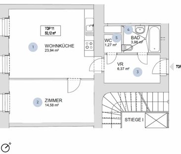 Altbau Mietwohnung 1060 Wien, Nähe Haus des Meeres, Mariahilferstraße - Photo 6