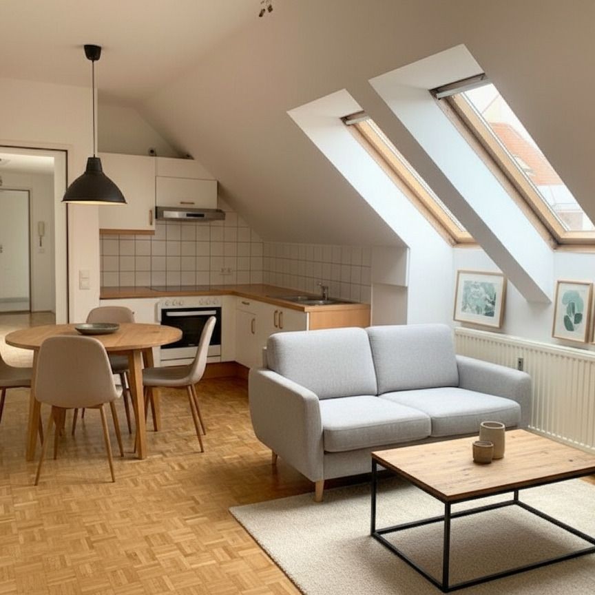 Schlögelgasse 5/5 DG - Mietwohnung im Dachgeschoss mit Terrasse Nähe Dietrichsteinplatz - Photo 1