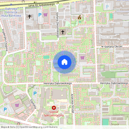 ul. Henryka Dąbrowskiego, Mydlice Północne, Mydlice, Dąbrowa Górnicza, śląskie