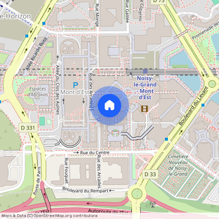 Rue du Centre et Rue de la Closerie 93160 Paris