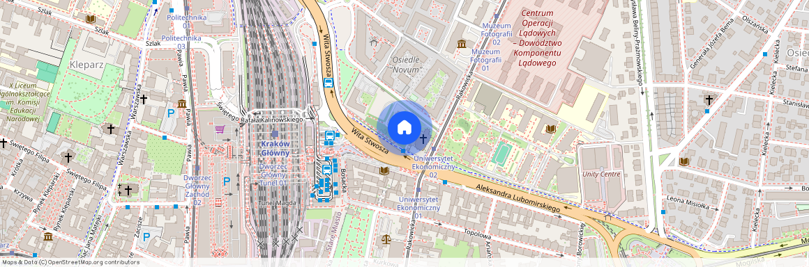 ul. Rakowicka, Przedmieście Warszawskie, Stare Miasto, Kraków, małopolskie