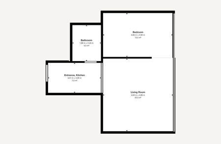1 Zimmer, 47 m², 2. Stock - Photo 5