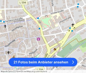 Wiesloch: Maisonette im Zentrum mit 2 Bädern und StPl, max. 2 Pers. - Foto 1