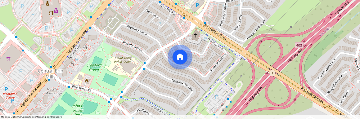 4483 RADISSON CRESCENT, Mississauga, Central Erin Mills