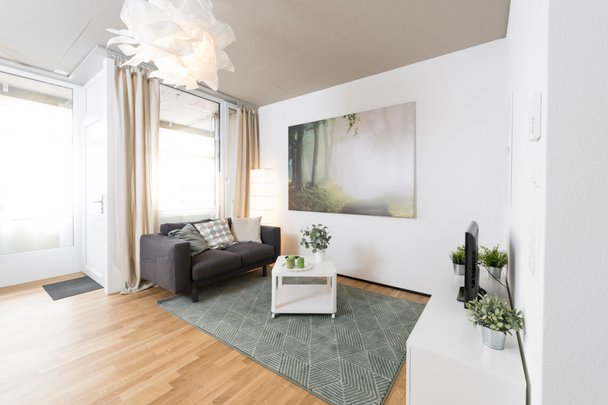 2 - Zimmer Single Wohnung im 2.OG - Willkommen im Gleis 1 in Suhr - Foto 1