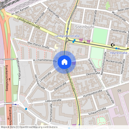 Gibitzenhofstraße, 90443 Nürnberg (Mittelfr) - Südstadt