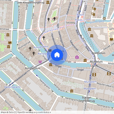 Singel, 443, Noord-Holland, Amsterdam, 1012 WP