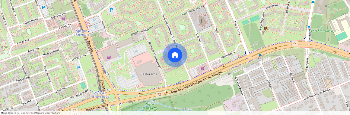 ul. Gustawa Herlinga-Grudzińskiego, Radogoszcz, Bałuty, Łódź, łódzkie