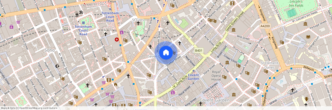 Earlham Street, Covent Garden, WC2H