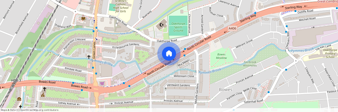 North Circular Road, Palmers Green, N13