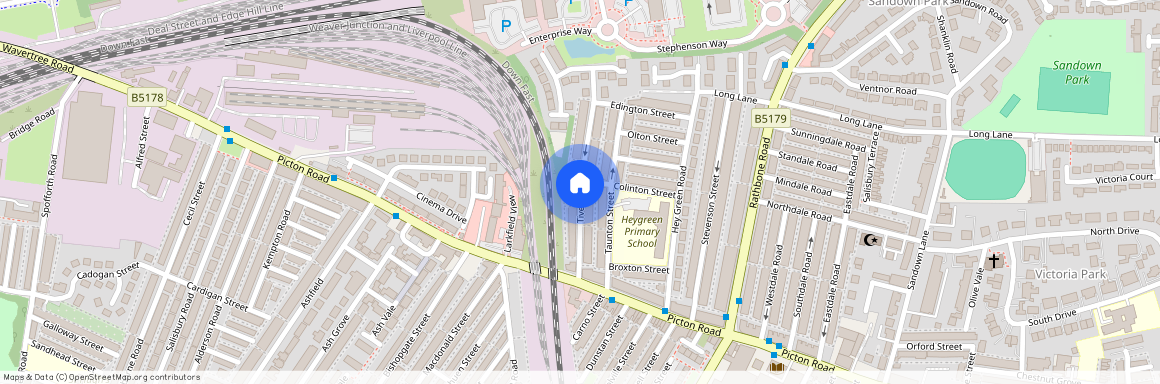 Tiverton Street, Liverpool, Merseyside, L15