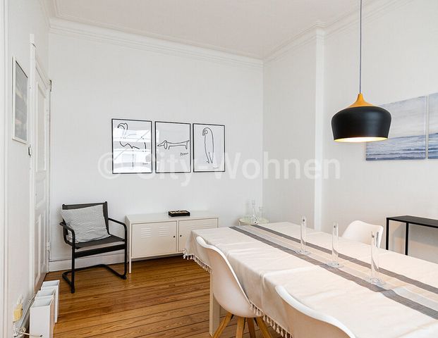 Möblierte 3-Zimmer Altbauwohnung mit Balkon in Hamburg-Ottensen - Foto 1