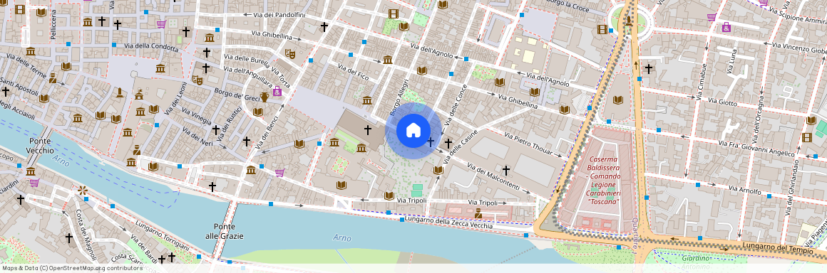 Via di San Giuseppe, Centro Storico, Firenze, Firenze, 50122, Toscana