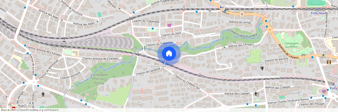 Avenue des Deux-Ponts 2, 1009 Pully