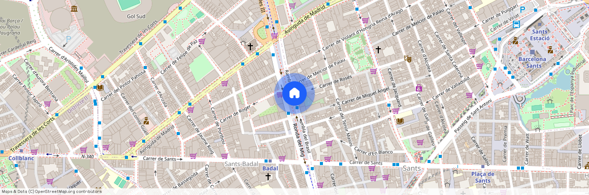 Rambla del Brasil, Barcelona, Catalonia 08028