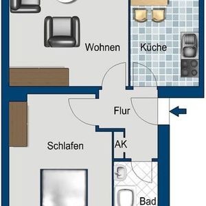 Schöne 2-Zimmer-Wohnung! - Photo 2