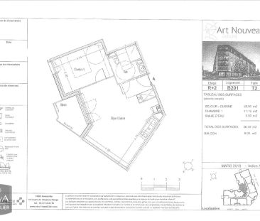 Appartement à louer 2 pièces 46.7m² - Photo 2