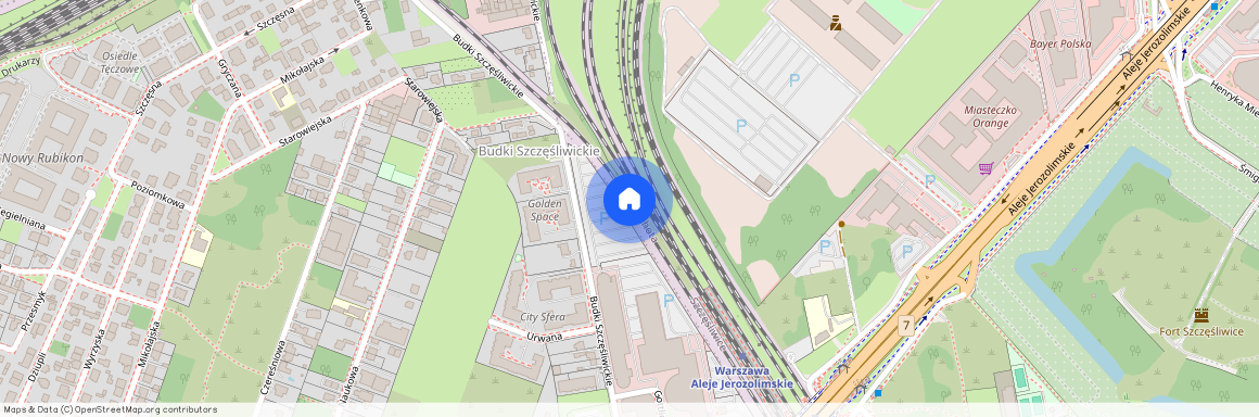 ul. Budki Szczęśliwickie, Szczęśliwice, Ochota, Warszawa, mazowieckie