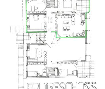 Helle 3-Zimmer-Wohnung mit offenem Wohn- Essbereich und Blick ins G... - Photo 1