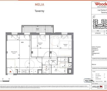 location Appartement T3 DE 58.2m² À TAVERNY - Photo 6