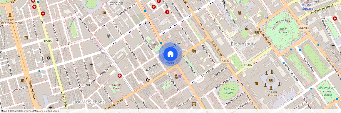 Tottenham Court Road, Fitzrovia, London, W1T