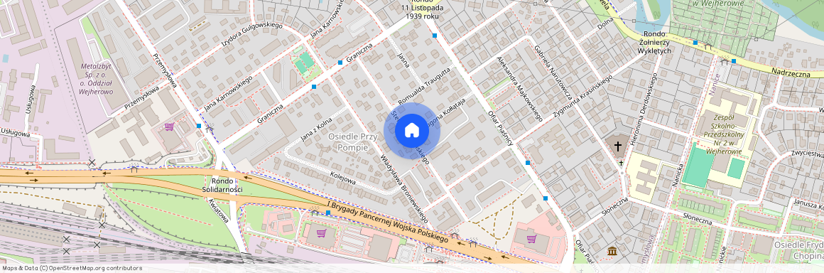 ul. Stefana Żeromskiego, Wejherowo, wejherowski, pomorskie