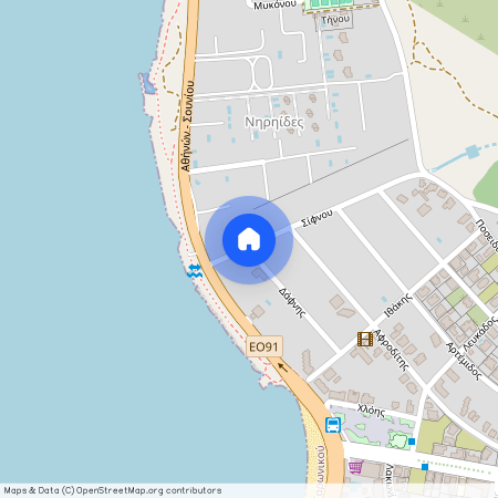 Σίφνου 5, 190 13 Σαρωνίδα, Κέντρο Σαρωνίδας - Παραλία (Σαρωνίδα)