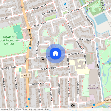 All Saints Road, South Wimbledon, London, SW19