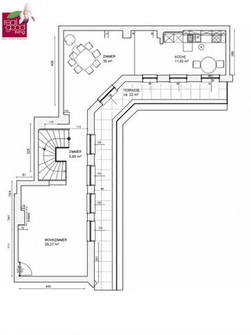 Exklusives Penthouse über den Dächern Wiens - Foto 4