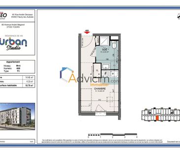 F 1 neuf de 18.57 m² avec PARKING - Photo 6