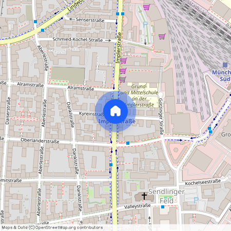 Kyreinstraße, 81371, Kyreinstraße    München