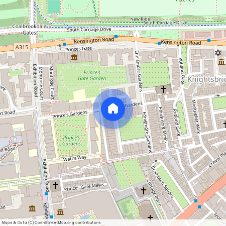 Ennismore Gardens, South Kensington