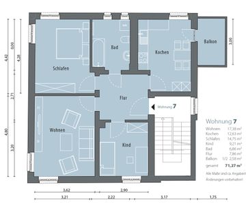 3-Raum-Wohnung im Altbau – neu saniert! - Photo 1