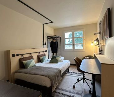 Dans Résidence Hôtelière, Studio meublé de 19 m2, Royalieu proche d... - Photo 4