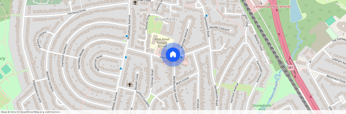 Broadfields Parade, Glengall Road, Edgware