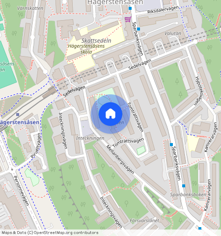 Tomträttsvägen **, Hägerstensåsen