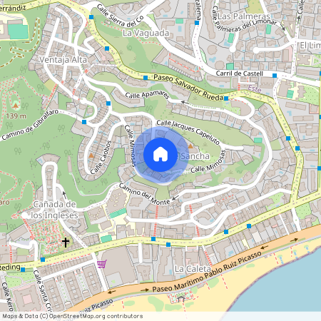 Malagueta - Monte Sancha, Málaga