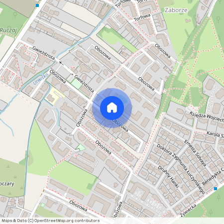 ul. Obozowa 50a, Ruczaj, Dębniki, Kraków, małopolskie